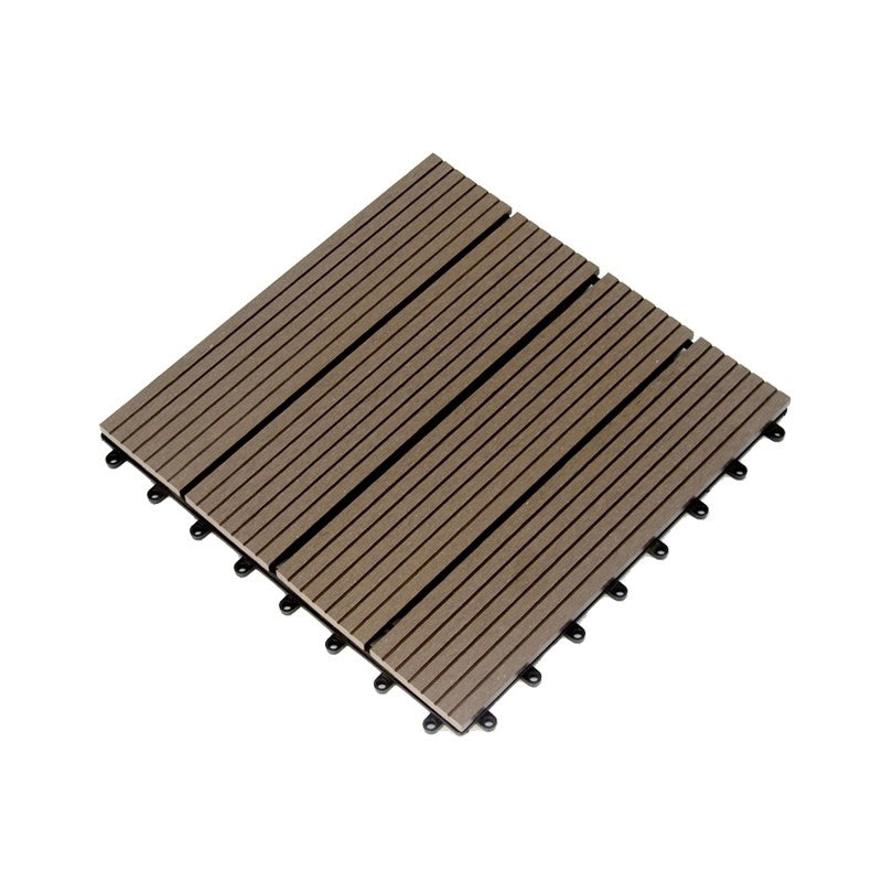 Floor Bullnose Click Lock Wire Brushed Wood Tiles