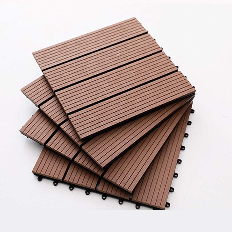 Floor Bullnose Click Lock Wire Brushed Wood Tiles
