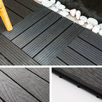 Floor Bullnose Click Lock Wire Brushed Wood Tiles