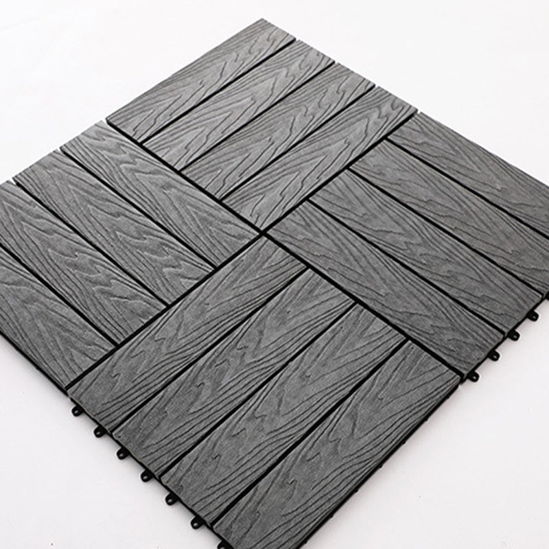 Floor Bullnose Click Lock Wire Brushed Wood Tiles