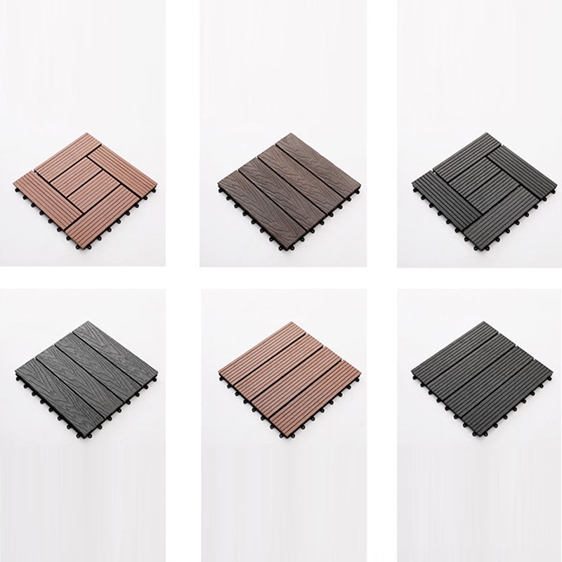 Floor Bullnose Click Lock Wire Brushed Wood Tiles