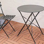 Floor Bullnose Click Lock Wire Brushed Wood Tiles