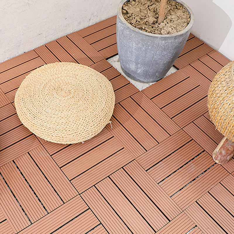 Floor Bullnose Click Lock Wire Brushed Wood Tiles