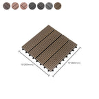 Floor Bullnose Click Lock Wire Brushed Wood Tiles