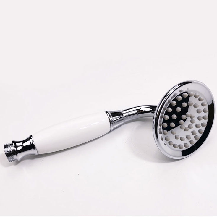 All-Copper Single-Function Handheld Showerhead European Style Antique Rain Showerhead