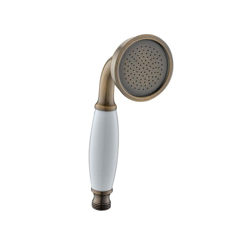 All-Copper Single-Function Handheld Showerhead European Style Antique Rain Showerhead