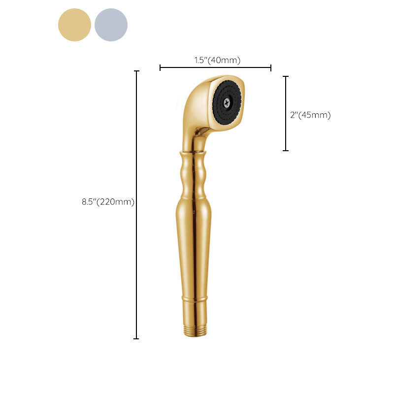 All-Copper Single-Function Handheld Showerhead European Style Antique Rain Showerhead