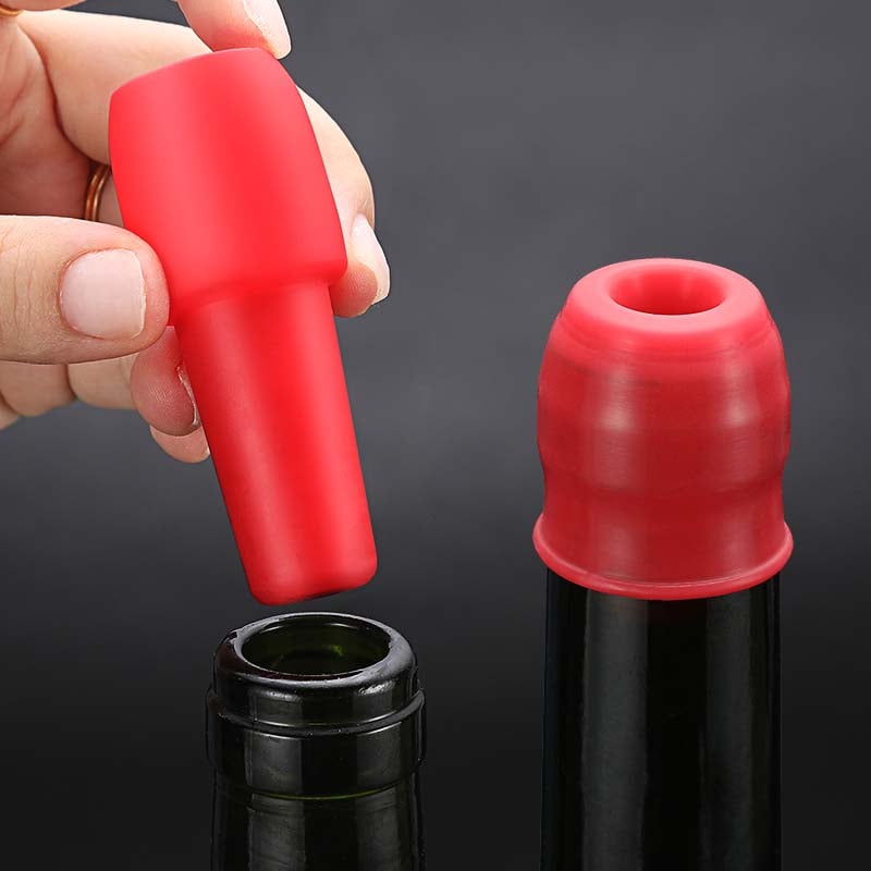 Reusable bottle stopper for sparkling wine