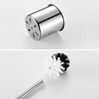 Silver/Black Bathroom Hardware Set Modern Bathroom Accessories Hardware Set