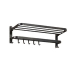 Matte black bathroom accessory set Modern bathroom accessory hardware set