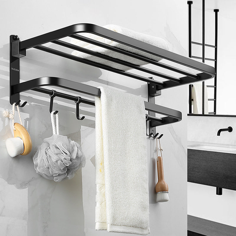 Matte black bathroom accessory set Modern bathroom accessory hardware set