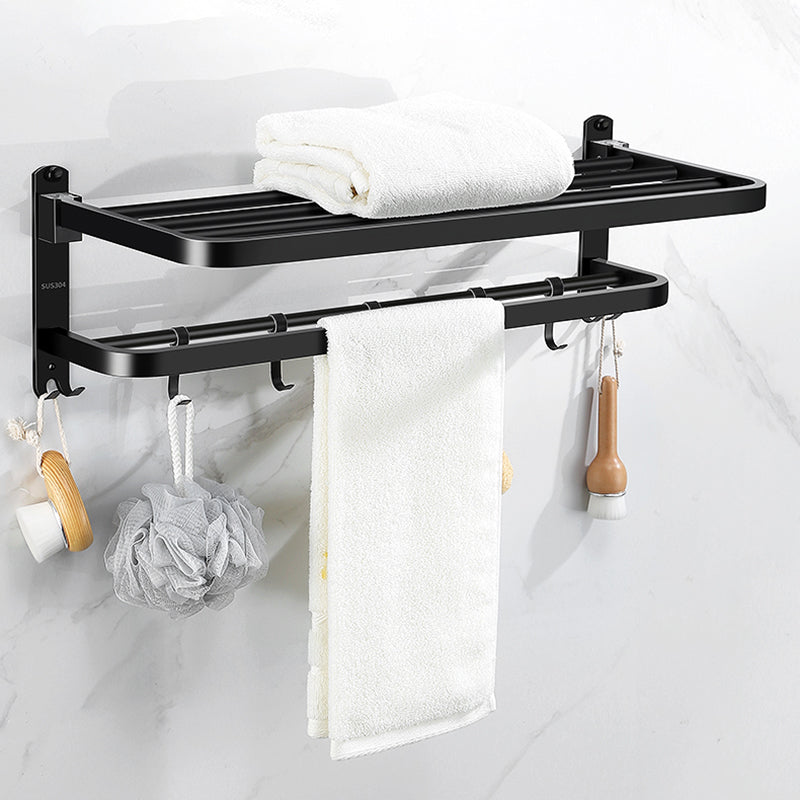Matte black bathroom accessory set Modern bathroom accessory hardware set