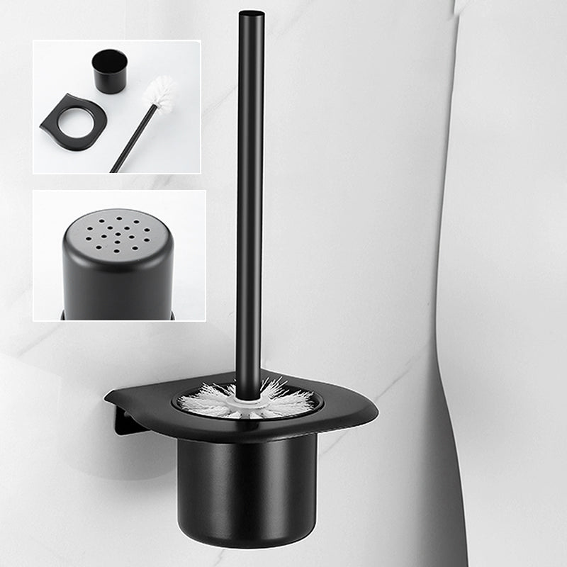 Matt black bathroom accessory set Modern bathroom accessory hardware set