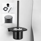 Matt black bathroom accessory set Modern bathroom accessory hardware set