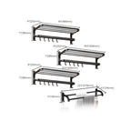 Matt black bathroom accessory set Modern bathroom accessory hardware set