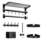 Matt Black Bathroom Accessory Set Modern Bathroom Accessory as Individual Piece or as Set