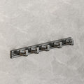 Modernism Aluminum Bathroom Accessories Set Gray Metal Bathroom Set with Towel Holder/Bath Shelf