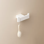 Modern White Bathroom Accessory Set Stainless Steel Bath Hardware Set