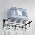 Modern Chrome Bathroom Accessories Set Aluminum Bathroom Fittings Set