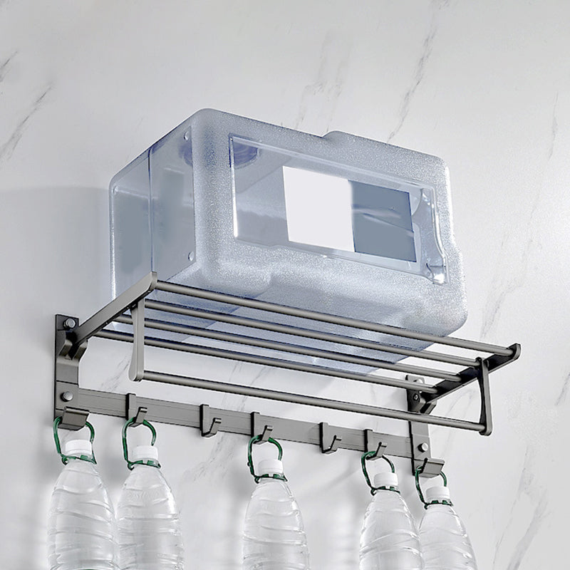 Modern Chrome Bathroom Accessories Set Aluminum Bathroom Fittings Set
