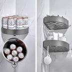Modern Chrome Bathroom Accessories Set Aluminum Bathroom Fittings Set