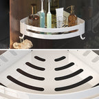 Modern white bathroom accessories as a single piece or in a set made of metal