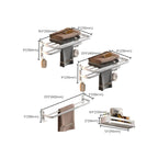 Modern white bathroom accessories as a single piece or in a set made of metal