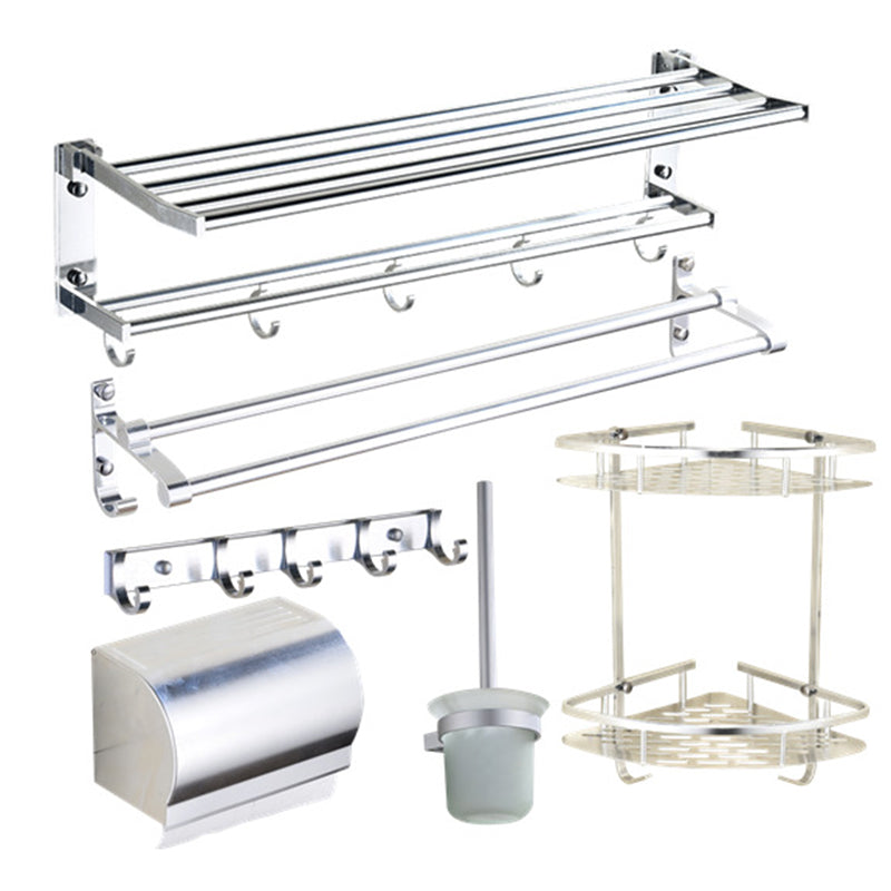 Modern Stainless Steel Paper Holder Bathroom Shelf Bathroom Accessories Set