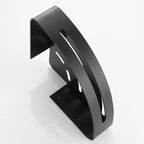 Modern Matt Black Bathroom Shelf Paper Holder Bathroom Accessory Set
