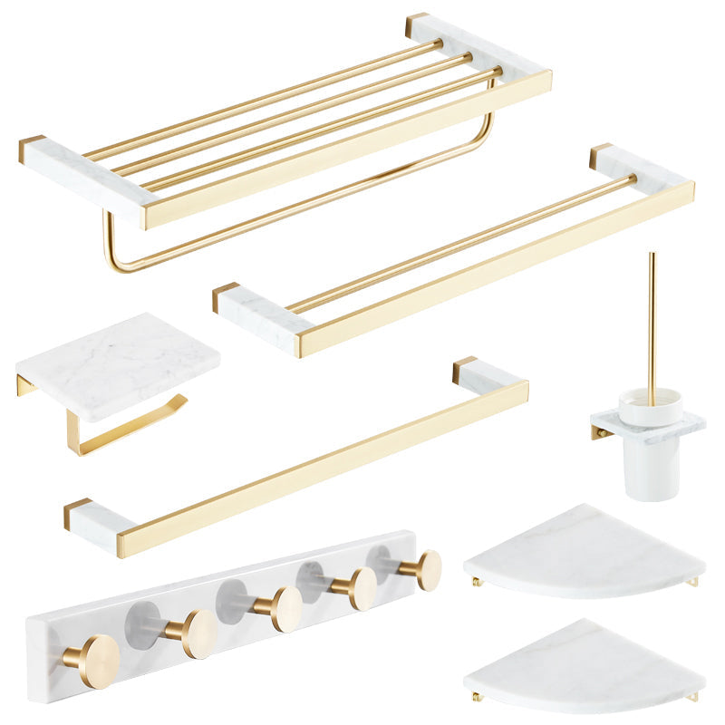 Modern White Bathroom Accessory As A Single Piece Or In A Set Made Of Marble