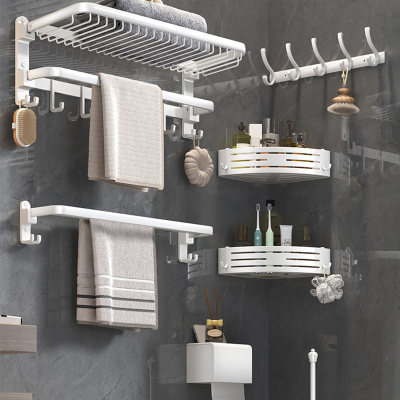Modern Bathroom Accessory Set White Paper Holder Bathroom Shelf Bathroom Fittings Set
