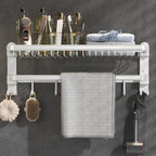 Modern Bathroom Accessory Set White Paper Holder Bathroom Shelf Bathroom Fittings Set