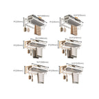 Modern Bathroom Accessory Set White Paper Holder Bathroom Shelf Bathroom Fittings Set