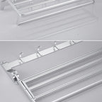 6-piece contemporary bathroom accessory set bathroom shelf/towel bar paper holder included