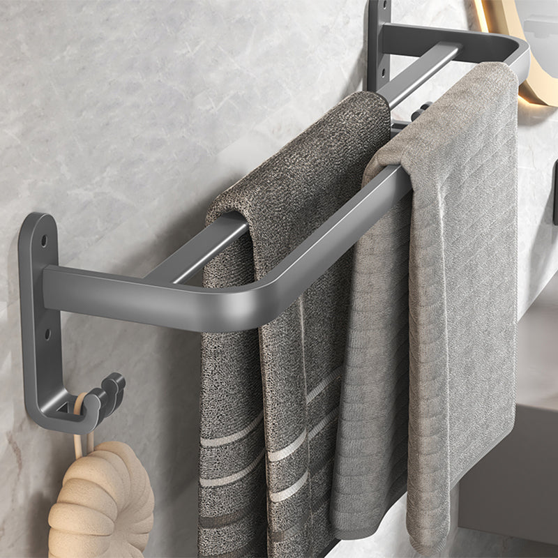 Modern Bathroom Accessories Set Gray Bathroom Shelf Paper Holder Bathroom Accessories Kit