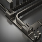 Modern Bathroom Accessories Set Gray Bathroom Shelf Paper Holder Bathroom Accessories Kit