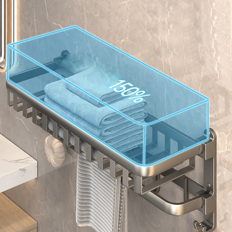 Modern Bathroom Accessories Set Gray Bathroom Shelf Paper Holder Bathroom Accessories Kit