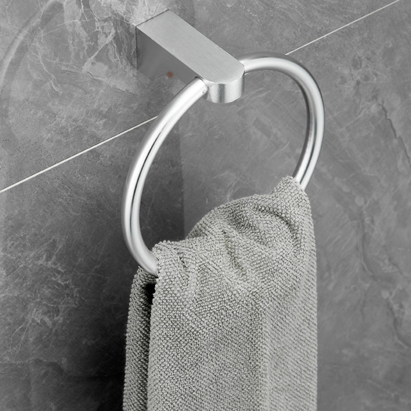 6-piece Chrome Bathroom Accessory as Individual Piece or as Set with Towel Ring Bar