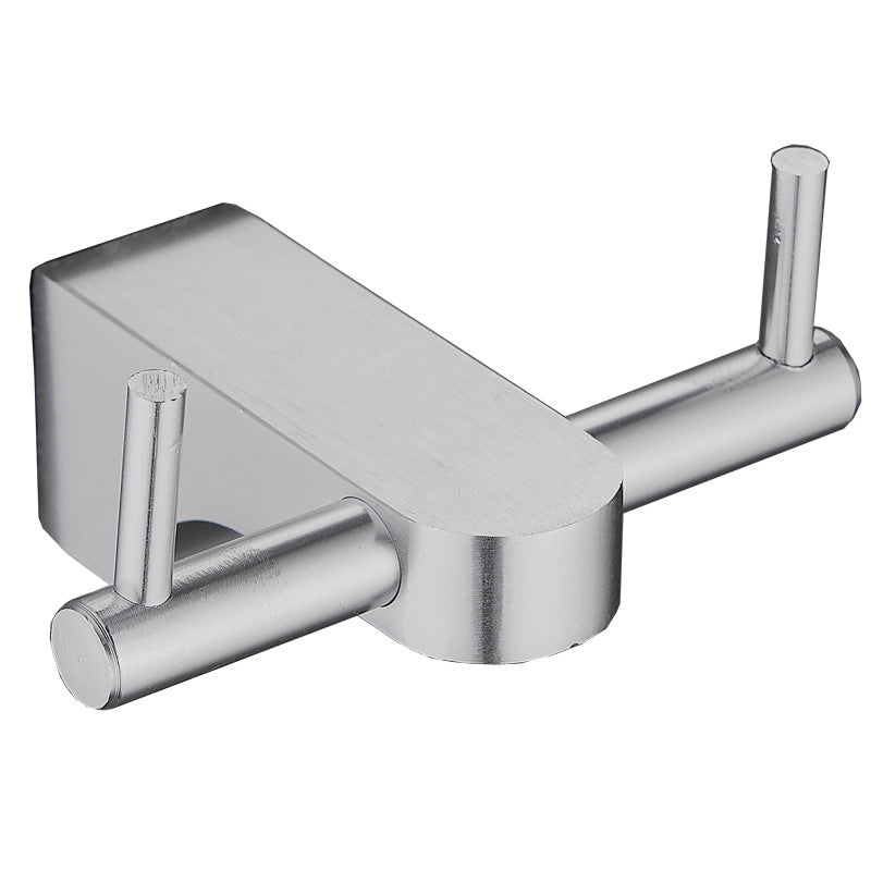 6-piece Chrome Bathroom Accessory as Individual Piece or as Set with Towel Ring Bar