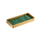 Golden Bath Hardware Set Brass & Marble Bathroom Accessories Set