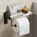 Modern Bath Accessories Set Black Towel Bar Bath Shelf Bathroom Fixtures Set