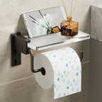 Modern Bath Accessories Set Black Towel Bar Bath Shelf Bathroom Fixtures Set