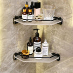 Modern Bath Accessories Set Black Towel Bar Bath Shelf Bathroom Fixtures Set