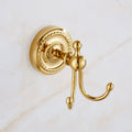 Traditional Golden Bath Accessory Set Copper Bathroom Accessory Kit