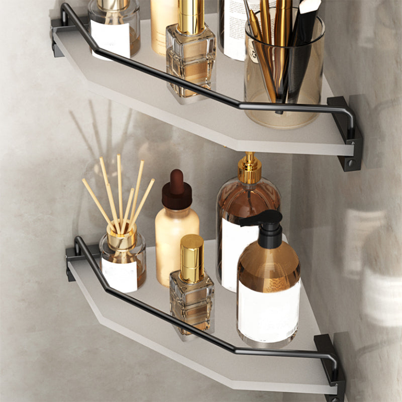 Modern Bathroom Accessories Set Bathroom Shelf Towel Holder Black Bathroom Accessories Set
