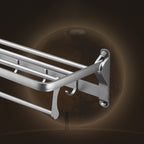 Gray 6/7-piece modern bathroom accessory set bathroom shelf/bath towel hooks/towel bar included