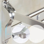Modern 5/6-piece bathroom accessory set with bathroom shelf/robe hooks/towel bar