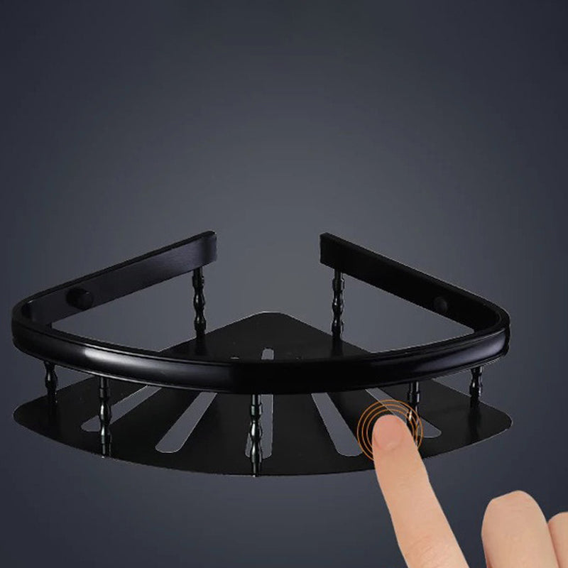 Modern 5/6-piece bathroom accessory set with bathroom shelf/robe hooks/towel bar