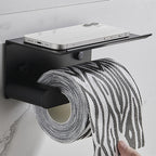 7-piece Bathroom Hardware Set Matte Black/Grey with Bath Shelf/Towel Holder/Bath Towel Hook