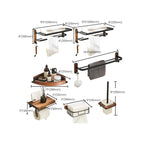 Traditional Bathroom Accessories As Individual Piece Or As Set in Black